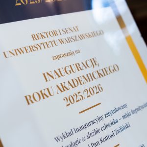 Inauguration of the 2025/2026 academic year at the UW. Credit: Mirosław Kaźmierczak/UW