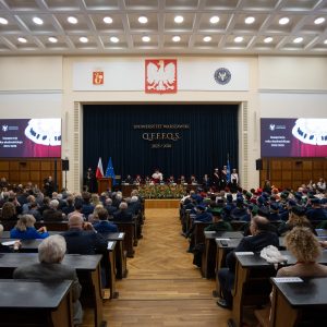 Inauguration of the 2025/2026 academic year at the UW. Credit: Mirosław Kaźmierczak/UW