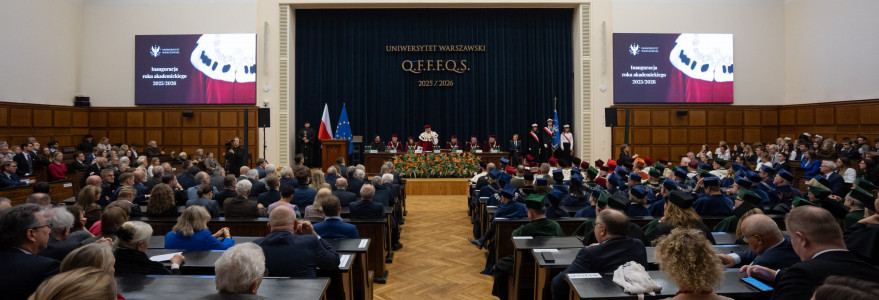 Inauguration of the 2025/2026 academic year at the UW. Credit: Mirosław Kaźmierczak/UW