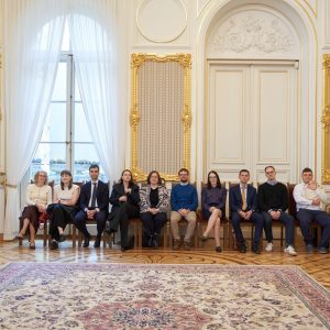 Scholarships for outstanding young scientists. Credit: Mirosław Kaźmierczak/UW