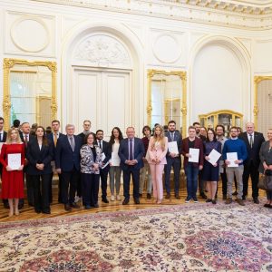Scholarships for outstanding young scientists. Credit: Mirosław Kaźmierczak/UW