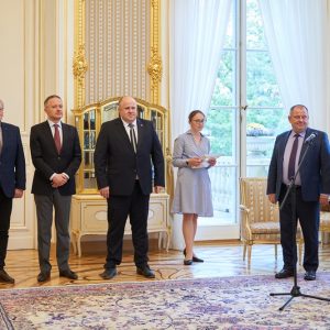 Scholarships for outstanding young scientists. Credit: Mirosław Kaźmierczak/UW