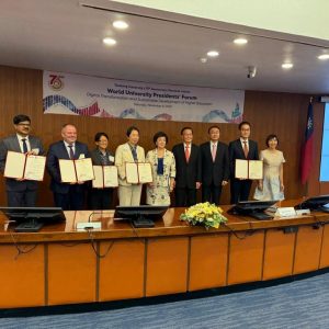 University of Warsaw at the 75th Anniversary Celebrations of Tamkang University. Credit: UW