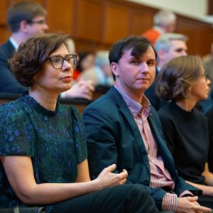 The ceremony of awarding the UW Rector’s Teaching Award. Credit: Mirosław Kaźmierczak/University of Warsaw