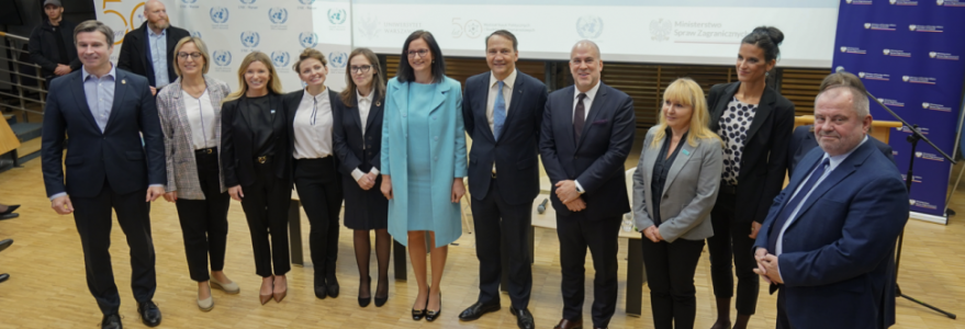Anniversary of the founding of the United Nations. Credit: Mirosław Kaźmierczak/UW