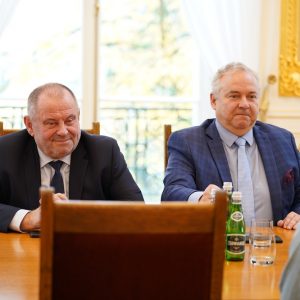 Meeting with the delegation from the Chinese University of Hong Kong. Credit: Mirosław Kaźmierczak/UW