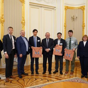 Meeting with the delegation from the Chinese University of Hong Kong. Credit: Mirosław Kaźmierczak/UW