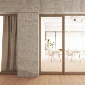 Visualization of the University of Warsaw building on Bednarska Street. Credit: BBGK Architekci sp. z o.o.