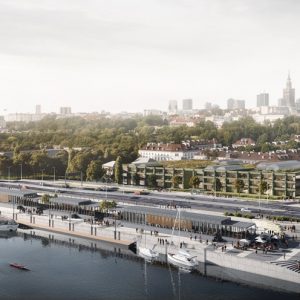 Visualization of the University of Warsaw building on Bednarska Street. Credit: BBGK Architekci sp. z o.o.