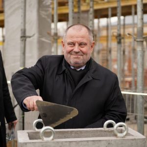 Laying of the Cornerstone on Bednarska Street. Credit: Mirosław Kaźmierczak/UW