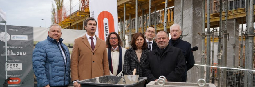 Laying of the Cornerstone on Bednarska Street. Credit: Mirosław Kaźmierczak/UW