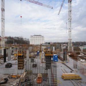 Laying of the Cornerstone on Bednarska Street. Credit: Mirosław Kaźmierczak/UW
