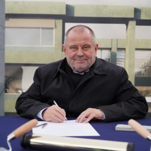 Laying of the Cornerstone on Bednarska Street. Credit: Mirosław Kaźmierczak/UW