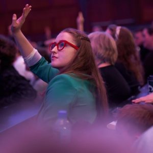 Finale of the “IGNIS” tour with Dr Eng. Sławosz Uznański-Wiśniewski at the University of Warsaw. Credit: UW