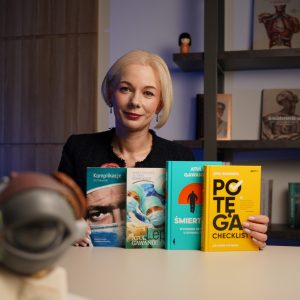 Dr Justyna Godlewska-Szyrkowa at “Read with the UW”. Credit: M. Kaźmierczak/UW