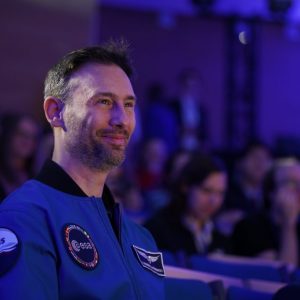 Finale of the “IGNIS” tour with Dr Eng. Sławosz Uznański-Wiśniewski at the University of Warsaw. Credit: UW