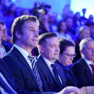 Finale of the “IGNIS” tour with Dr Eng. Sławosz Uznański-Wiśniewski at the University of Warsaw. Credit: UW