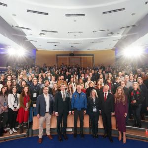 The finale of the “IGNIS” tour with Dr Eng. Sławosz Uznański-Wiśniewski at the UW. Credit: UW