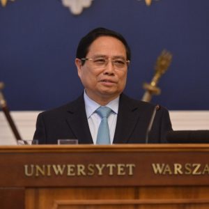 Visit of the Prime Minister of Vietnam to the UW. Credit: Mirosław Kaźmierczak/UW