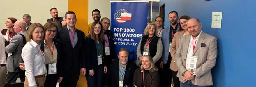 Representatives of the University of Warsaw participating in the Top 1000 Innovators of Poland in Silicon Valley programme. Source: UW