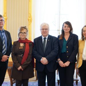 UW Medal for Prof. Paweł Rodak. Credit: Mirosław Kaźmierczak/UW
