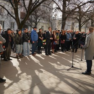 Commemoration of the 58th anniversary of the 1968 Polish political crisis at the UW. Credit: Mirosław Kaźmierczak/UW
