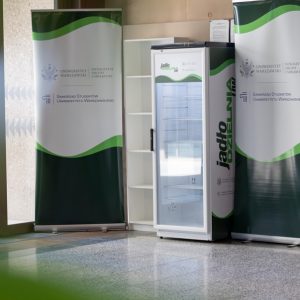 Opening of the food-sharing point. Credit: Mirosław Kaźmierczak/UW