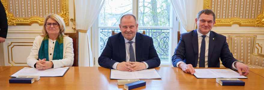 The University of Warsaw, Jagiellonian University and Adam Mickiewicz University in Poznań have signed a cooperation agreement aimed at developing doctoral programmes. Credit: Krystian Szczęsny/UW