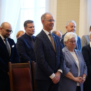 Renewal of Prof. Maria Koczerska’s doctoral degree. Credit: Mirosław Kaźmierczak/UW
