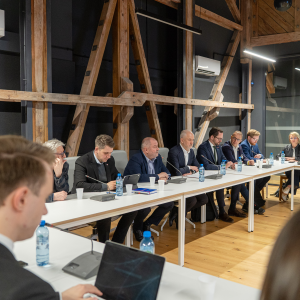 Meeting of the Standing Sub-Committee on Artificial Intelligence and Algorithmic Transparency. Credit: Mirosław Kaźmierczak/UW