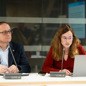 Meeting of the Standing Sub-Committee on Artificial Intelligence and Algorithmic Transparency. Credit: Mirosław Kaźmierczak/UW