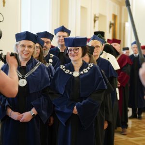 Ceremony to award an honorary doctorate from the UW to Prof. Adam D. Rotfeld. Credit: Mirosław Kaźmierczak/UW