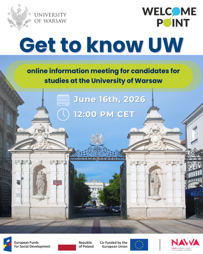 Admissions for the 2026/2027 academic year | University of Warsaw