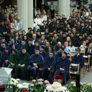 Doctoral degree conferment ceremonies at the UW. Credit: Mirosław Kaźmierczak/UW