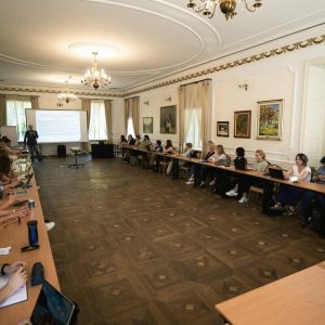 Meeting between the HTU and the directors of the UW doctoral schools. Credit: Kamil Leczkowski/ESC UW