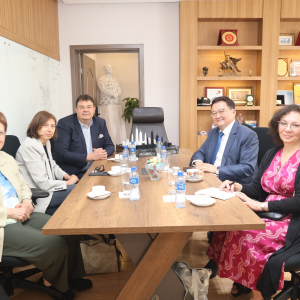 Visit by a delegation from the University of Warsaw to Mongolia. Source: UW