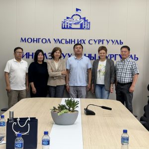Visit by a delegation from the University of Warsaw to Mongolia. Source: UW