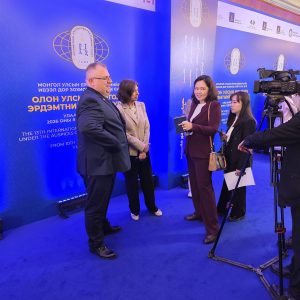 Visit by a delegation from the University of Warsaw to Mongolia. Source: UW