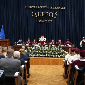 Inauguration ceremony for the 2026/2027 academic year at the UW. Photo: Mirosław Kaźmierczak/UW