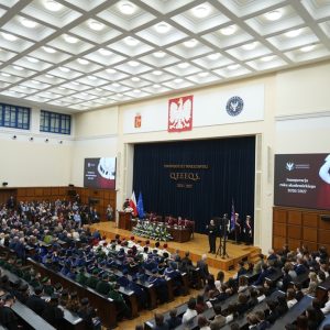 Inauguration ceremony for the 2026/2027 academic year at the UW. Photo: Mirosław Kaźmierczak/UW