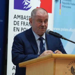 Conference on academic cooperation in the Weimar Triangle. Credit: Mirosław Kaźmierczak/UW