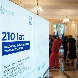 Opening of the exhibition “University of Warsaw: 210 Years of Development”. Photo: Mirosław Kaźmierczak/UW